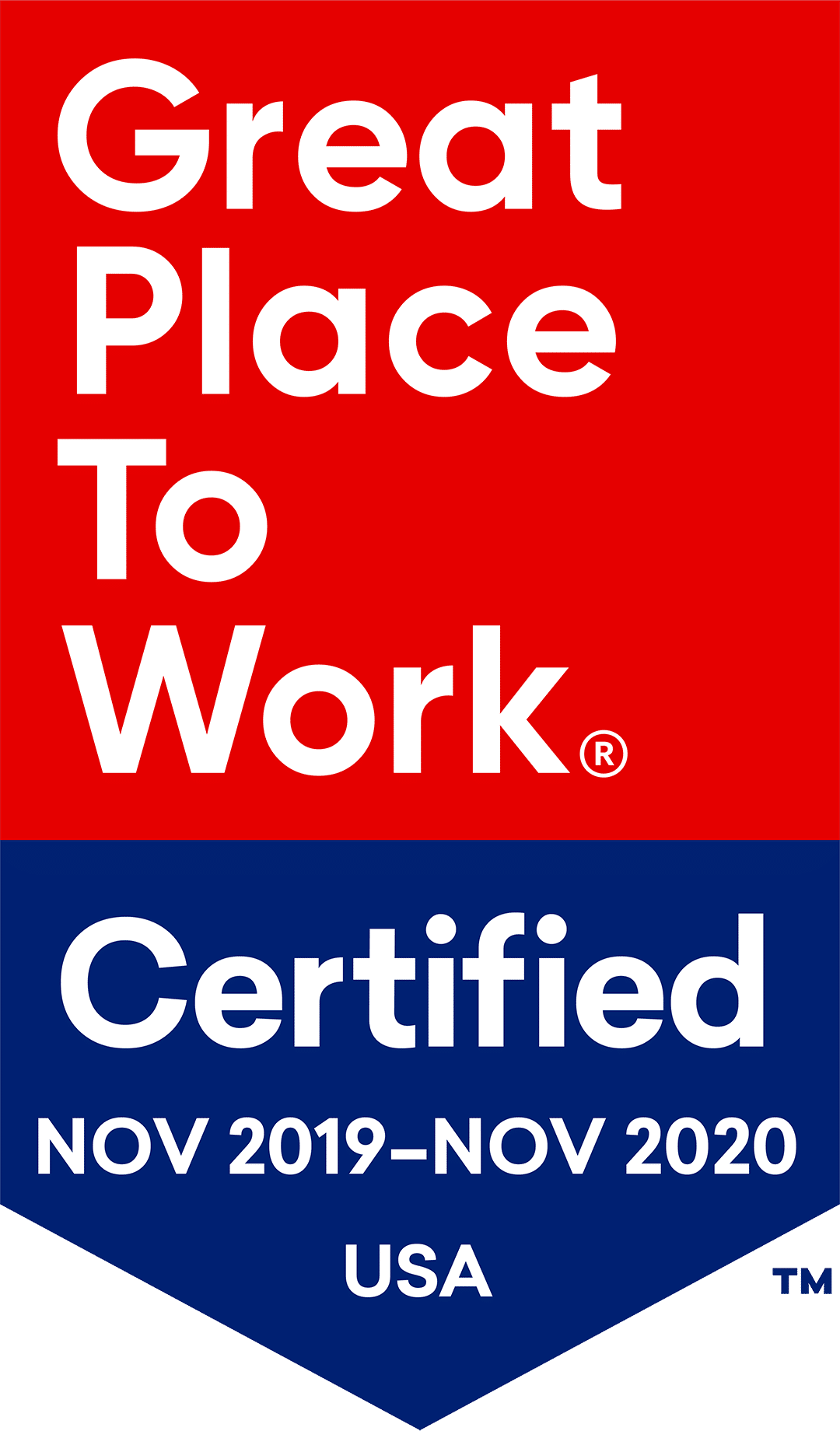 Great Place To Work in NJ 2020